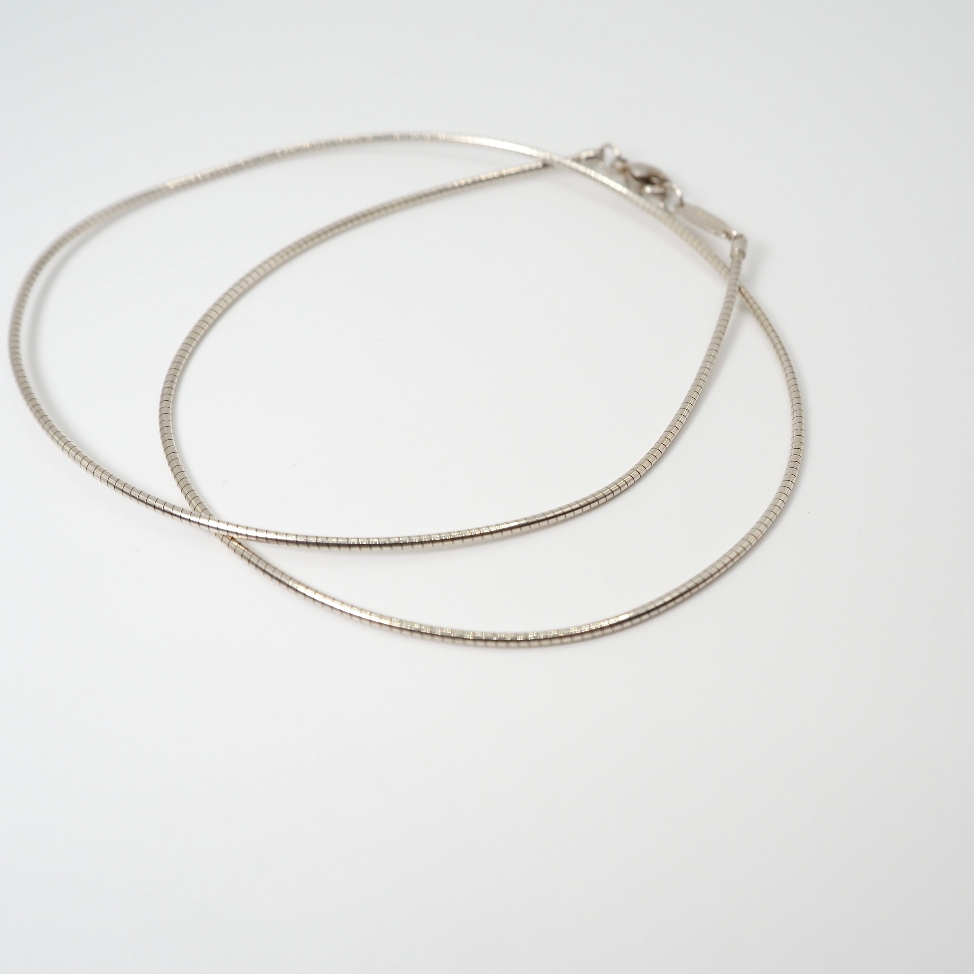 Tiffany&Co. オメガチェーンネックレス シルバー925 ティファニー