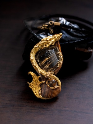 【Order】佐賀県K様『金龍』スモーキールチルクォーツ×ボコーテ