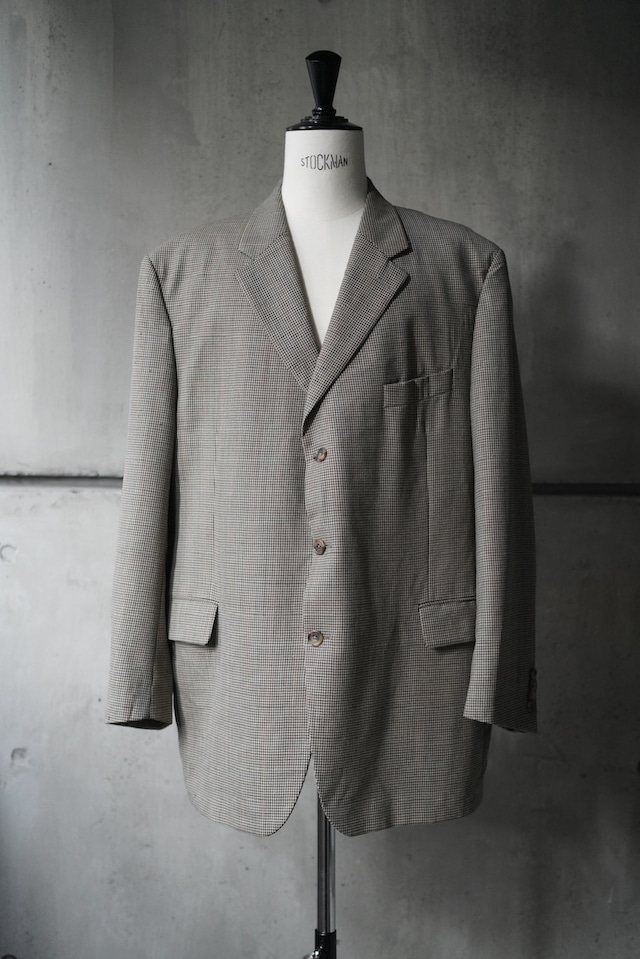 OLD “Fumagalli” wool tailored jacket Made in CANADA