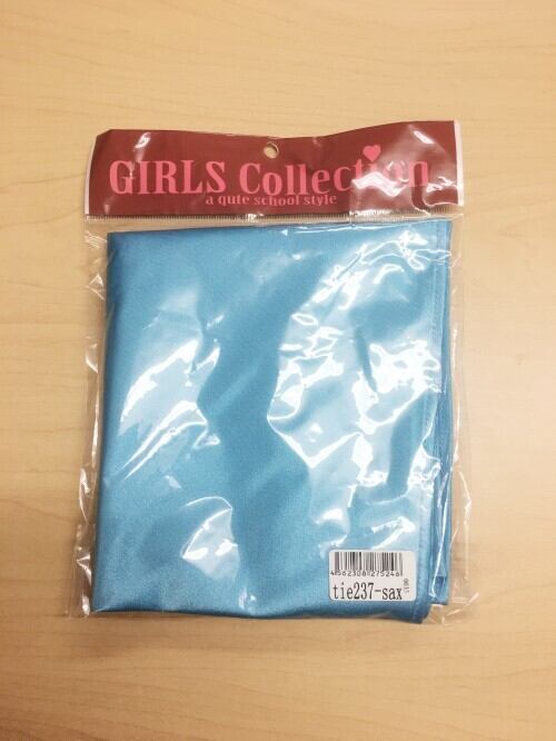 オリジナル スカーフ 水色【未使用/未開封】