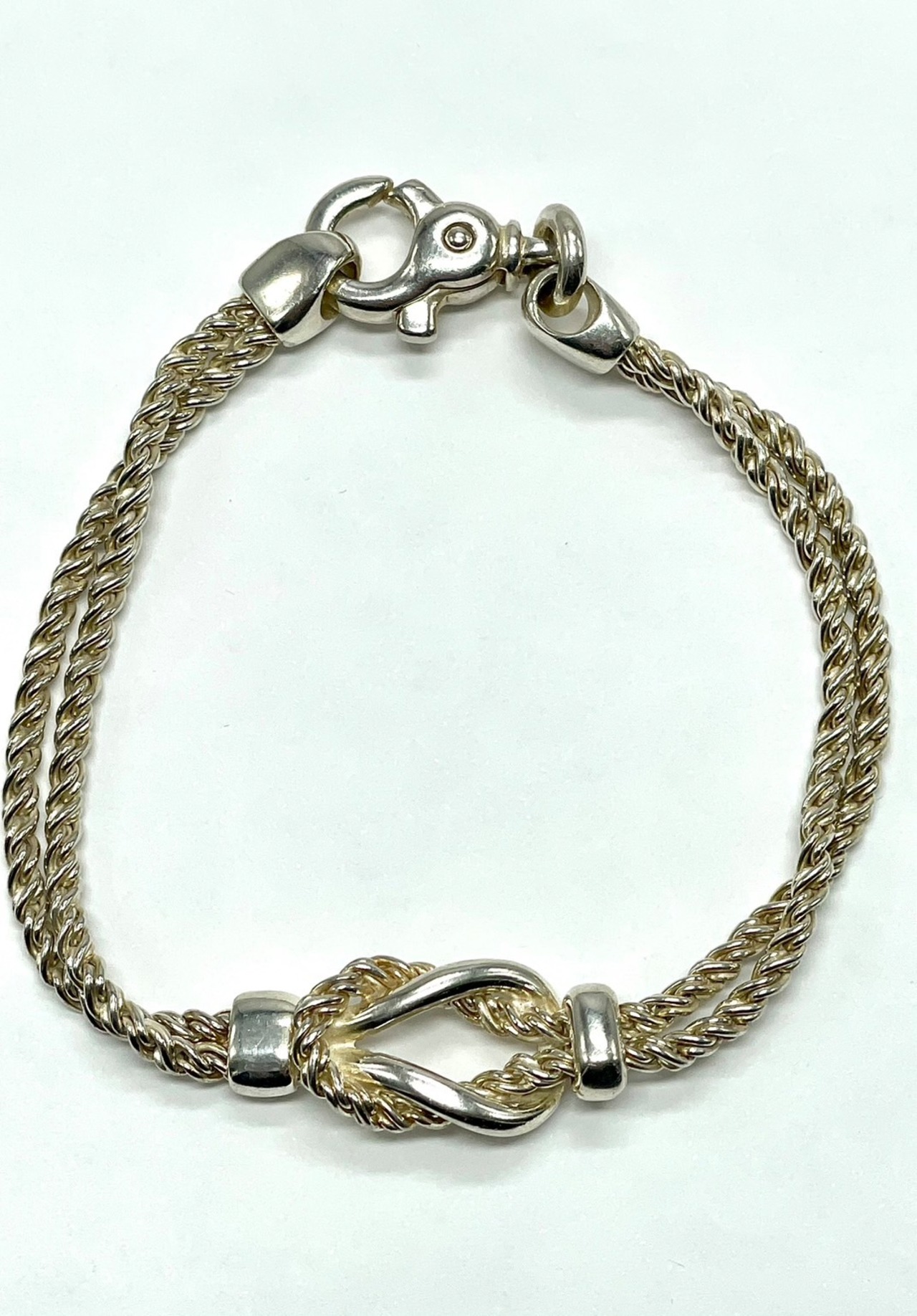Tiffany&co　ダブルロープ ブレスレット SV925