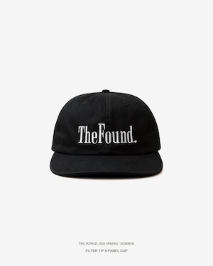 FILTER TIP 6-PANEL CAP BLACK