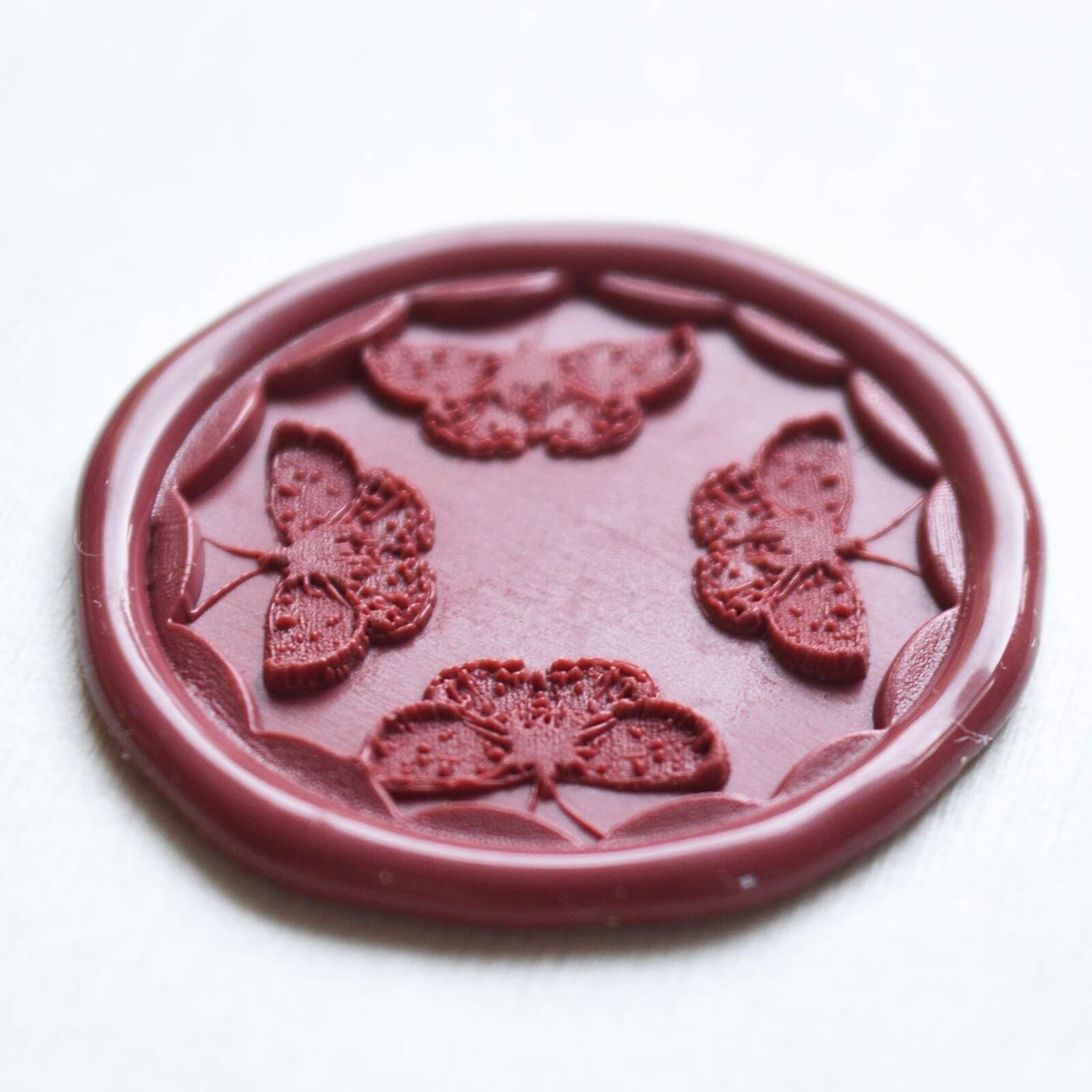 蝶のドイリー|Butterfly Doily・シーリングスタンプ