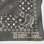 70s PARIS ACCESSORIES ヴィンテージ ペイズリー コットンバンダナ USA製
