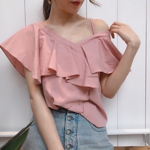 Jennie blouse /pink(予約商品6月中旬発送予定)