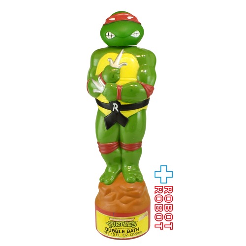 ニンジャ・タートルズ ラファエロ ソーキー シャンプー バブルバスボトル フィギュア 1990