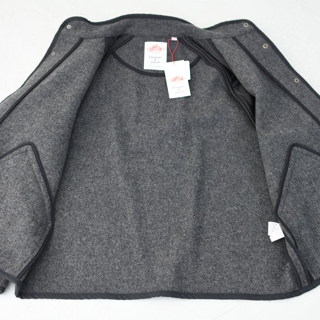 DANTON [ダントン] M WOOL LIGHT PILE STANDCOLLAR JACKET [DT