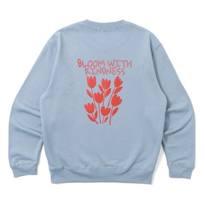 ALPSDR BK TULIP LOGO SWEAT / DUSTY BLUE