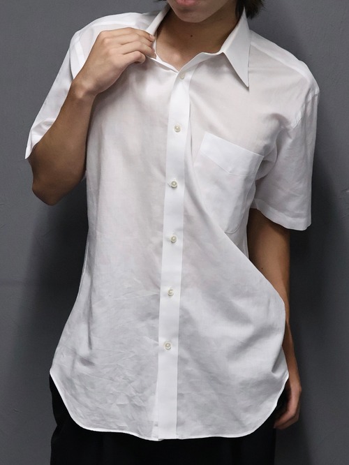 【BALMAIN】half sleeve basic shirt