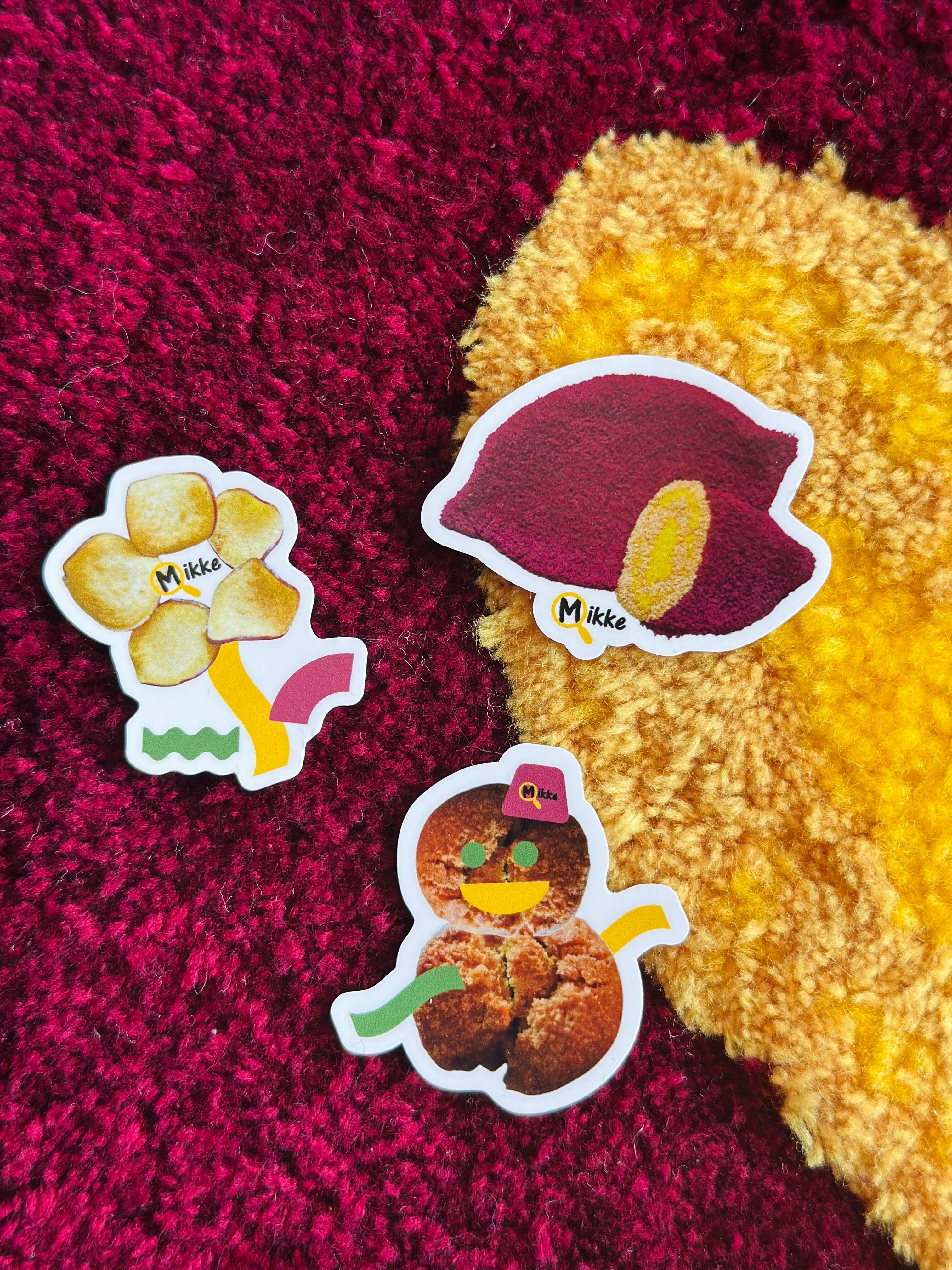 Mikke防水ステッカー3枚セット