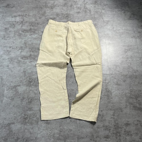 00s Ralph Lauren Linen 38×32 easy pants