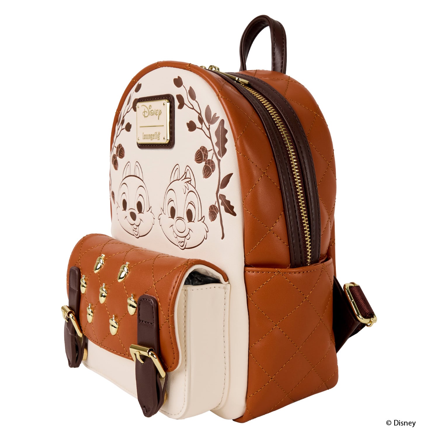LF DISNEY CHIP AND DALE QUILTED MINI BACKPACK_WDBK3994
