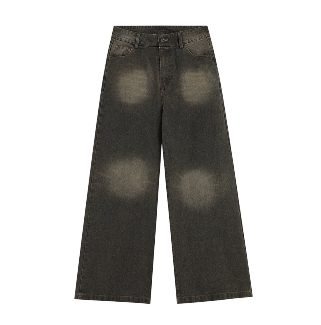 Retro Wash Distressed Denim Pants 0001
