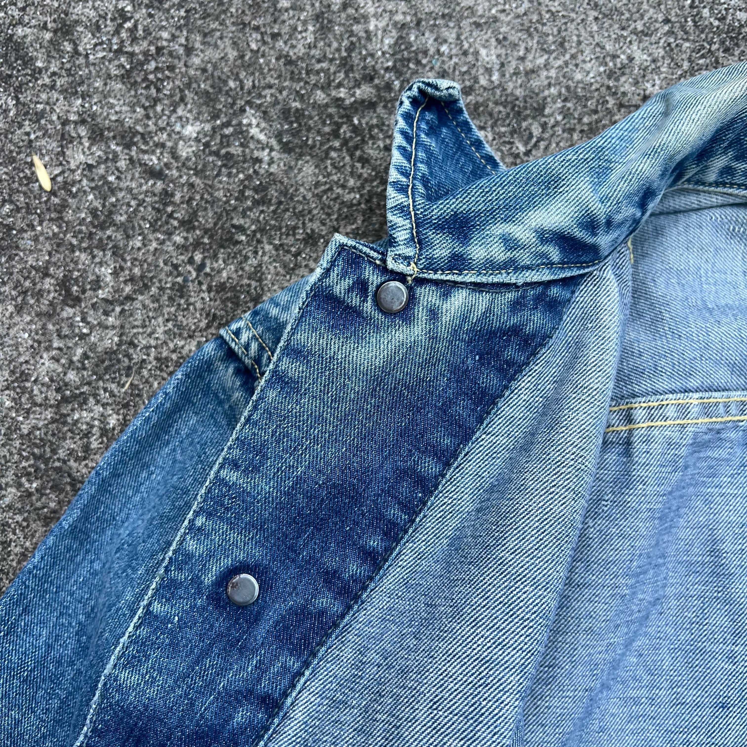 60s 70s Lee 101-J Denim Jacket Big Size 60s 70s リー101 デニム
