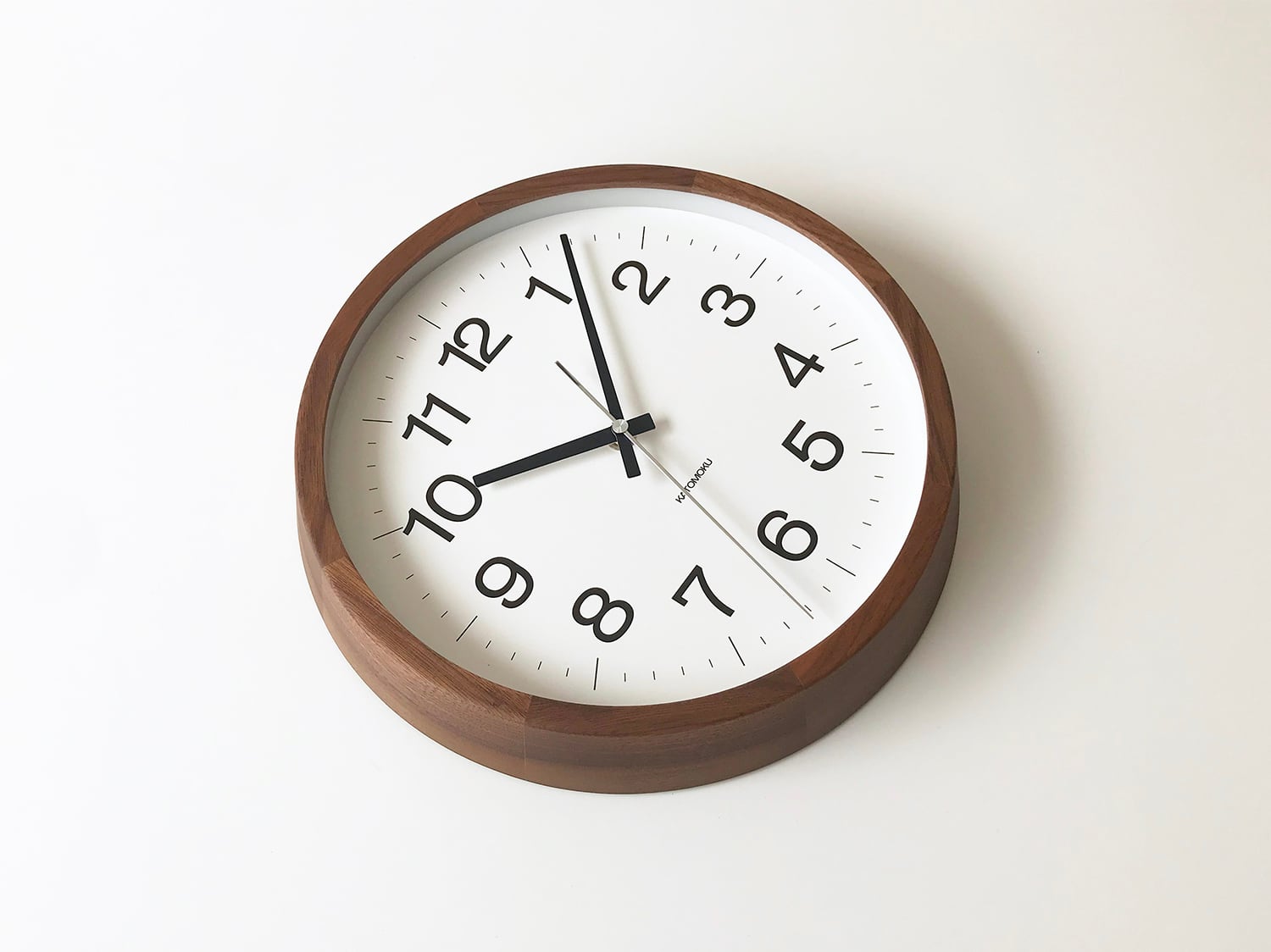 KATOMOKU muku clock 16 ウォールナット km-113WA 掛け時計 | 加藤木工
