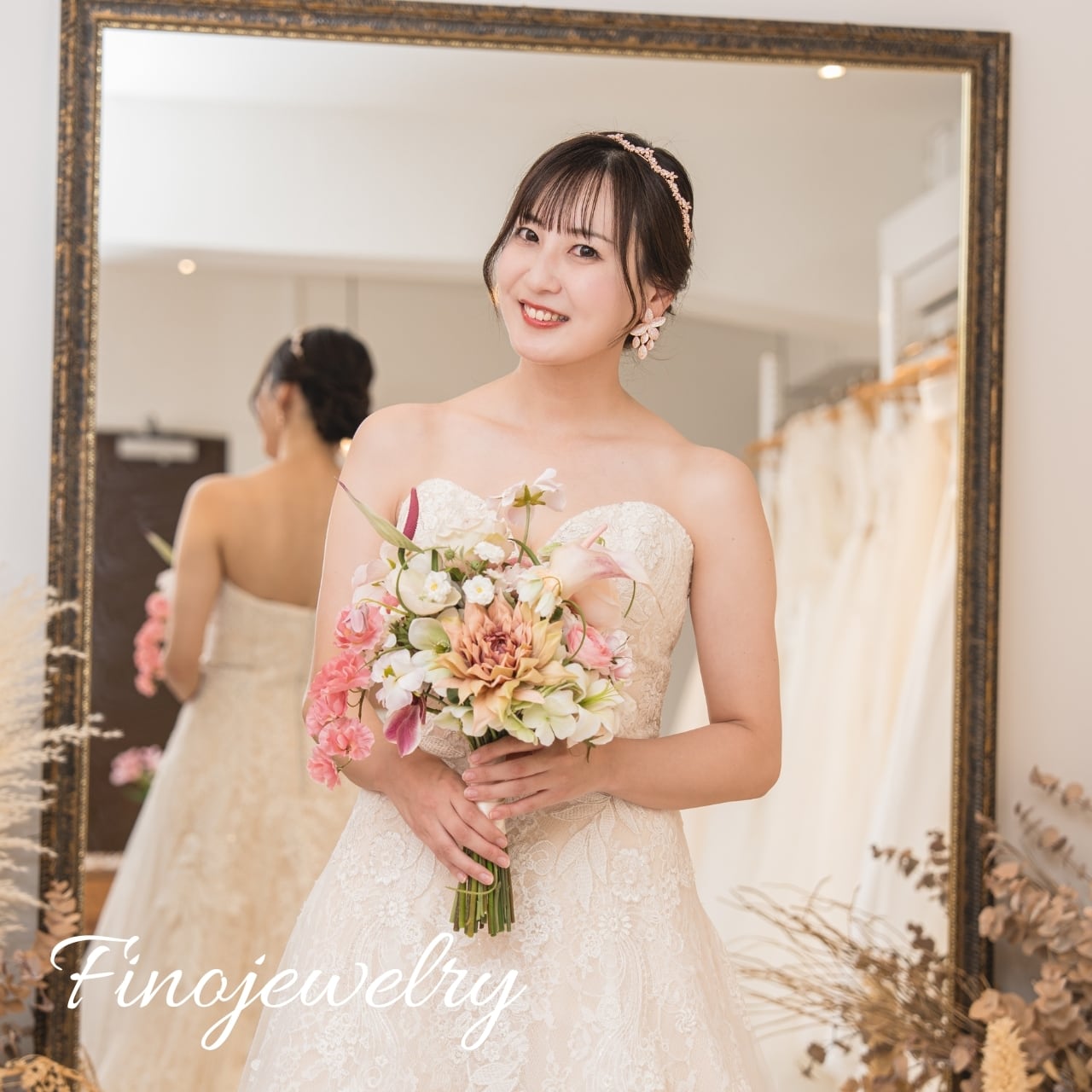 P064T033 2点セット | ブライダルアクセサリー Finojewelry フィノ