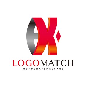 立体的でダイナミックなE・Kのロゴ