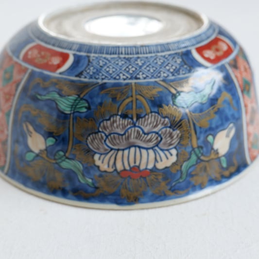 30706】伊万里の大鉢 明治/ Imari Big Bowl Botan/ Meiji | 古道具・器