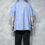 CUAVERA jacquard weave design linen cuba shirt