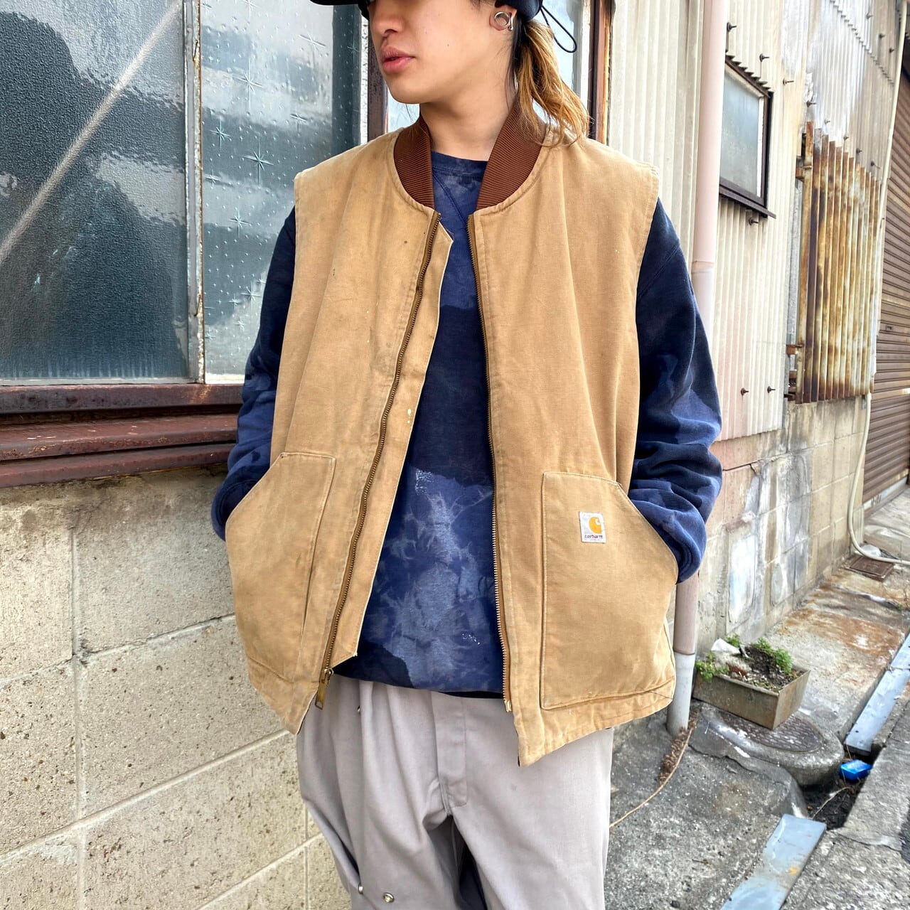ビッグサイズ 80年代 USA製 Carhartt カーハート ダック地 ワーク 