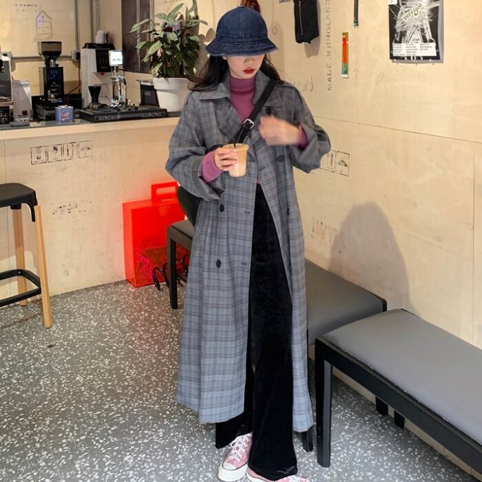 スプリングジャケット レディースルーズ ロング 春物 1号婦人16668095508