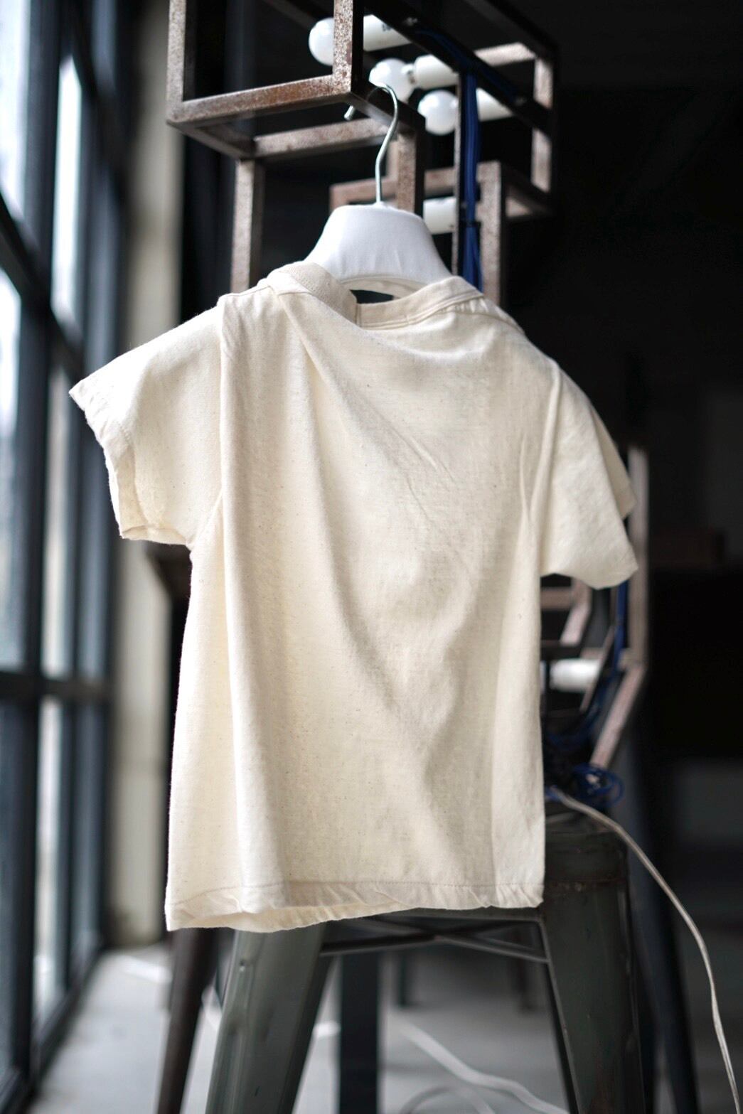 FUMIKA_UCHIDA / Trapezoid neck T-shirt (CORAL , IVORY , NAVY