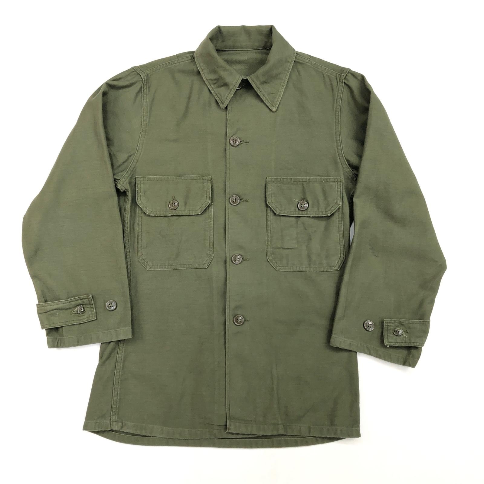 US ARMY OG-107 2nd 60年代 DSA-1-3113-64-C オリーブ 長袖シャツ