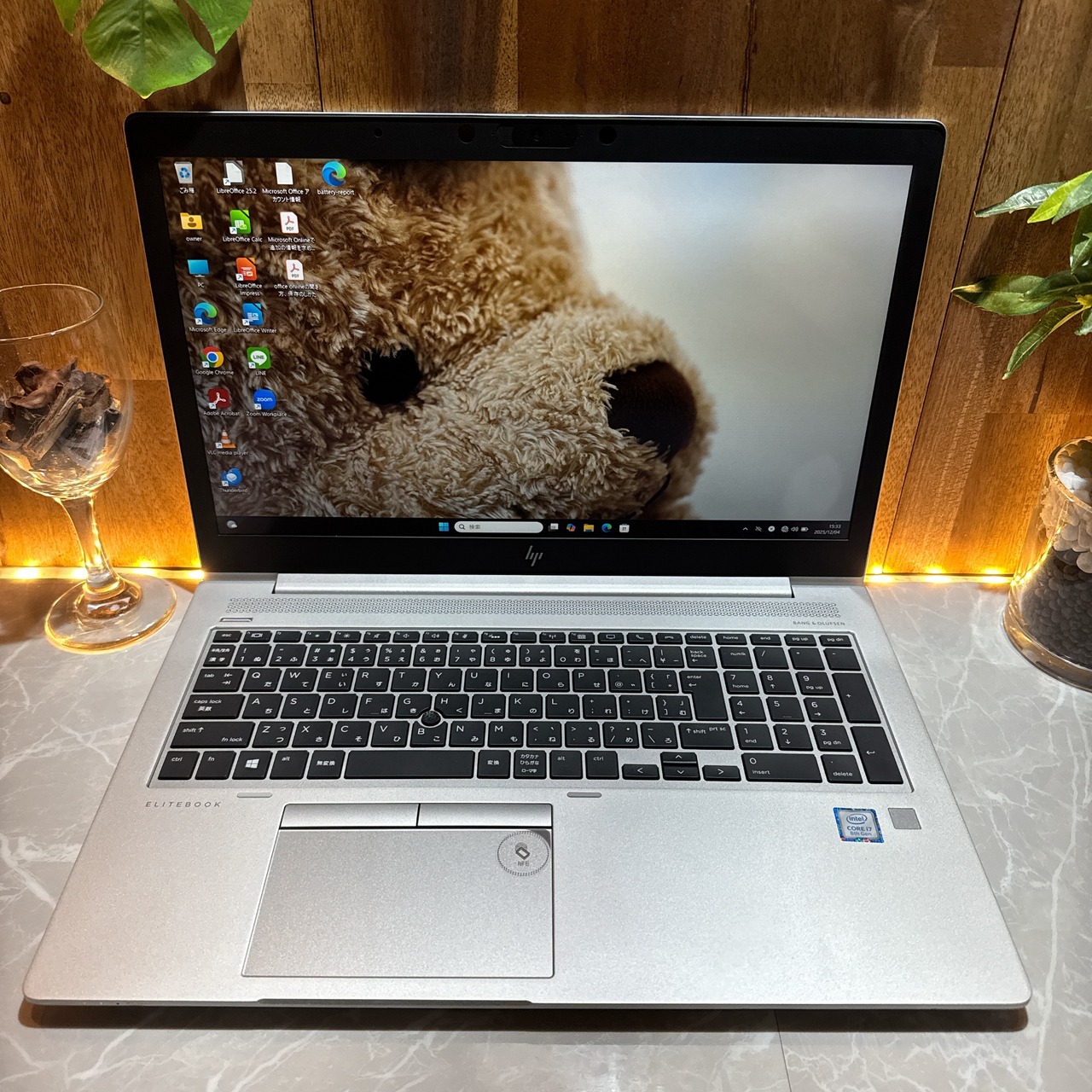 『タッチパネル式』HP EliteBook 850 G6  メモリ16GB  SSD256GB  15.6型  ノートパソコン