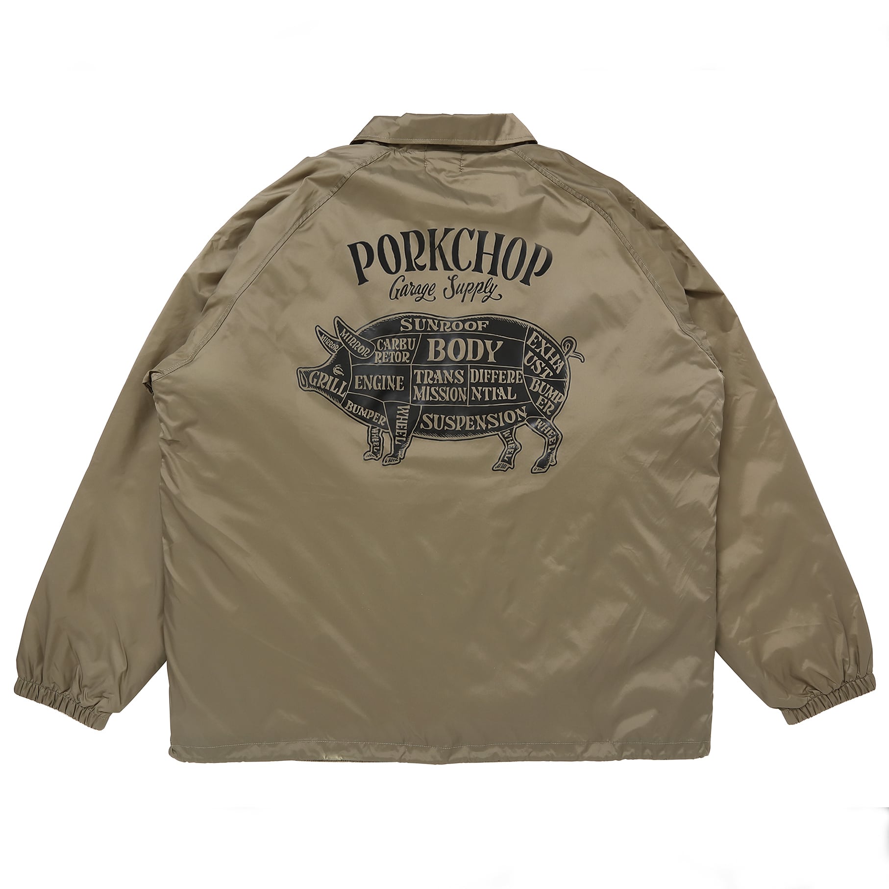BOA COACH JKT 24/KHAKI | PORKCHOP GARAGE SUPPLY BOA COACH JKT 24/KHAKI | PORKCHOP GARAGE SUPPLY