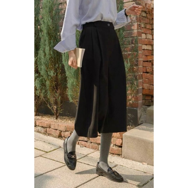 ストレートワイドレッグパンツ　2color　N00070