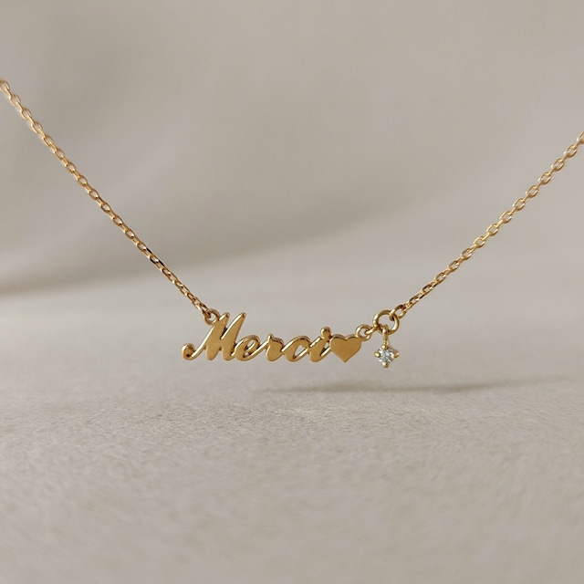 Merci♡ K18YG ネックレス