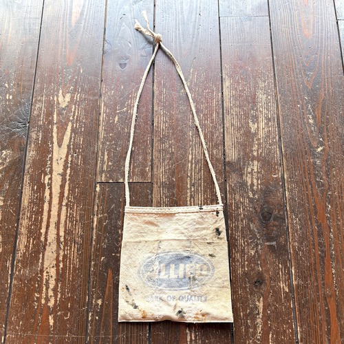 【 RE:MAKE 】50-60's Cotton WORK Apron〝4 Pocket 〟Shoulder Bag ③
