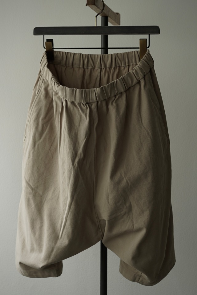 Barathea Cloth / Sarrouel Shorts (BEIGE)