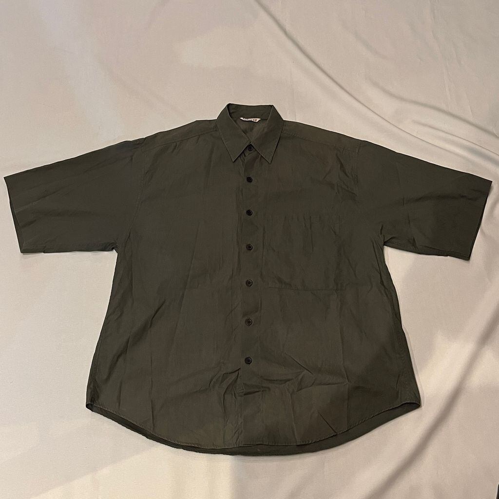 AURALEE オーラリー Washid Finx Twill Half Sleeved Big Shirts 半袖
