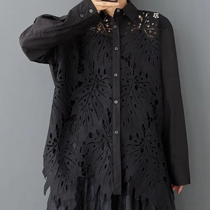 Hollow Lace Shirt / ホロウ レース シャツ
