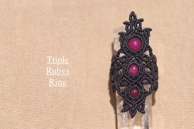 Triple [Ruby] Ring