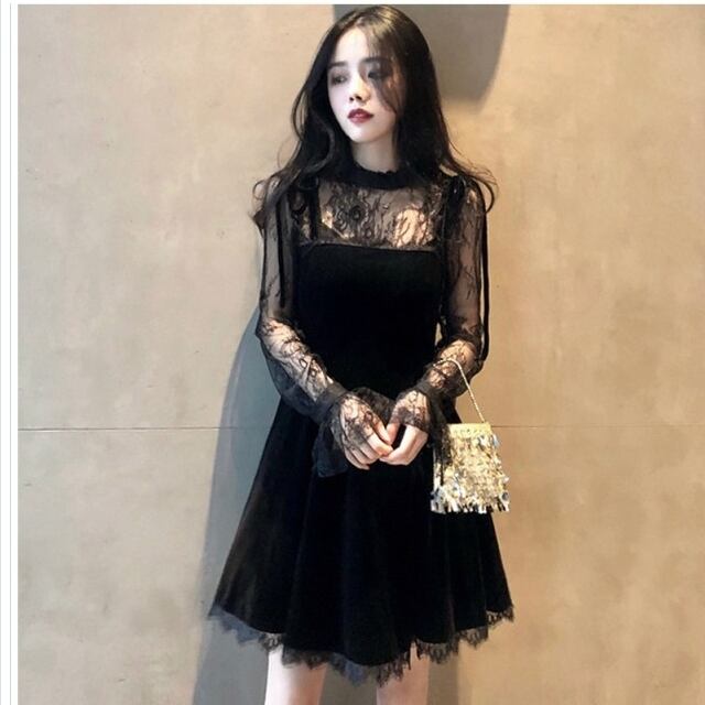 韓国 ファッション レディース ワンピース 夏 春 パーティー