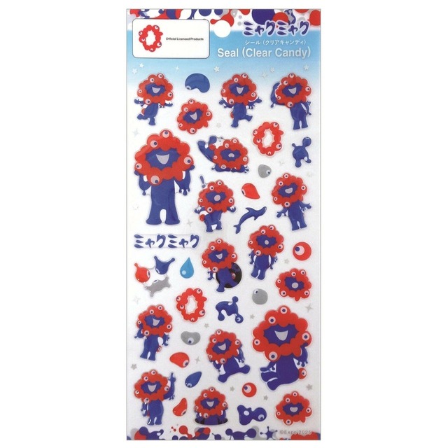 【ロット販売】【10入】2025万博ミャクミャククリアキャンディシール集合(8819552)
