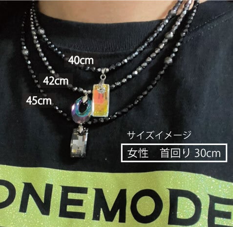 ブラックスピネルネックレス】 | ONEMODE ブラックスピネルネックレス】 | ONEMODE