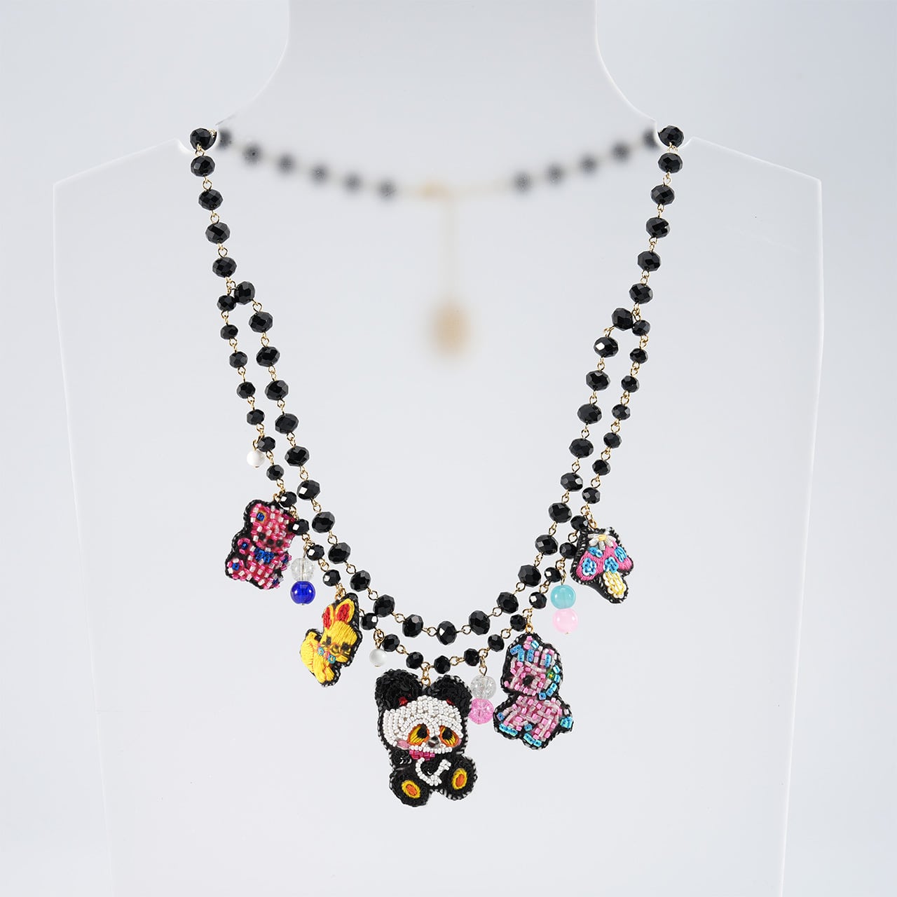 刺繍ネックレス House of candy | tamaobazaaar