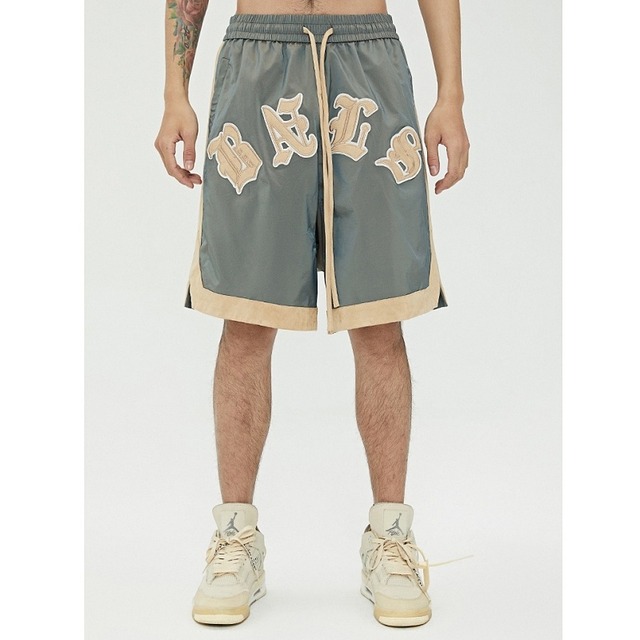 【DRIP0287】BNLS Logo Stitch Loose Shorts