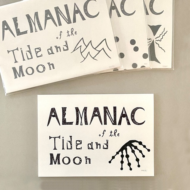 田中彰 TANAKA Sho 『ALMANAC of the Tide and Moon 2024 - 2025』artist book