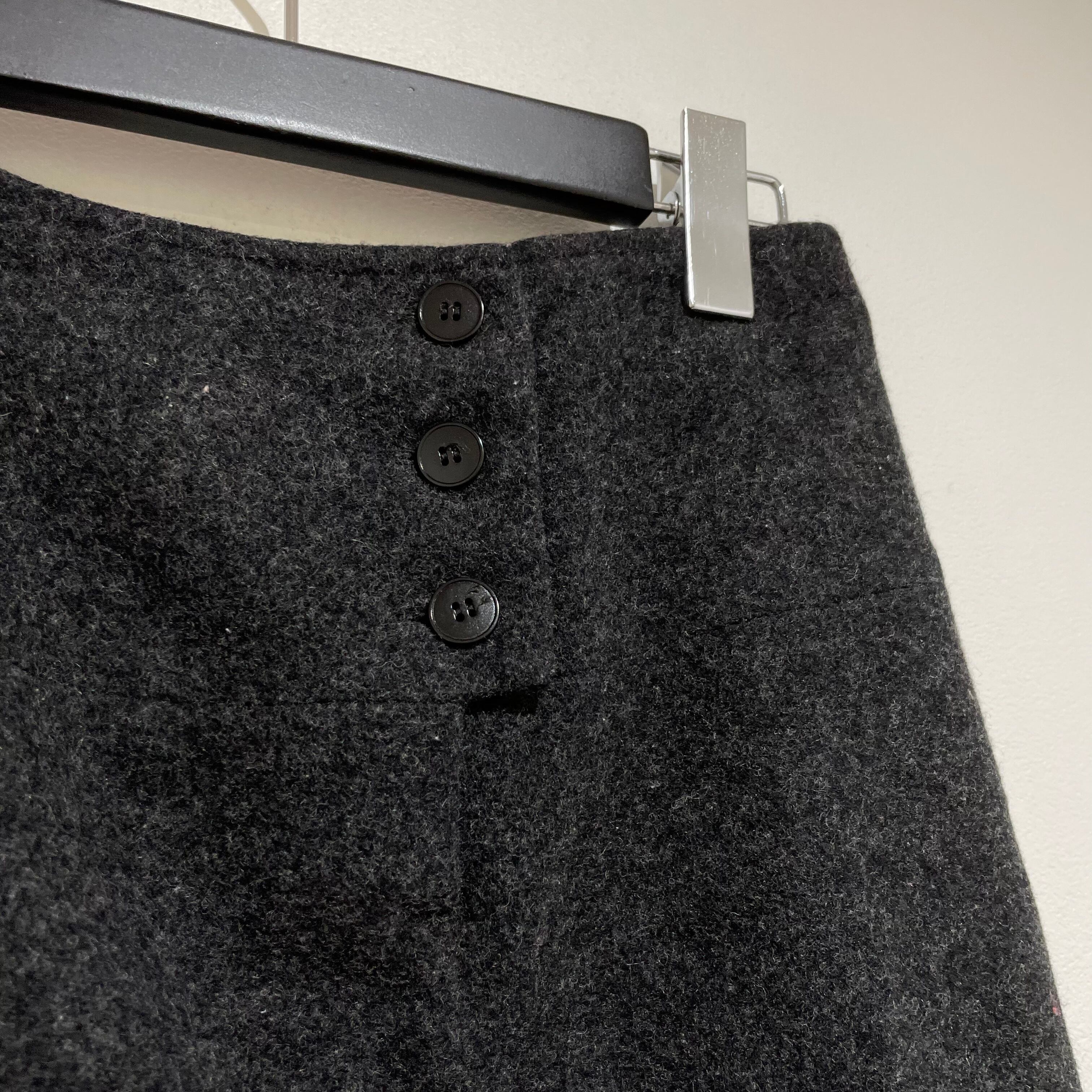 & agnes b wool skirt.