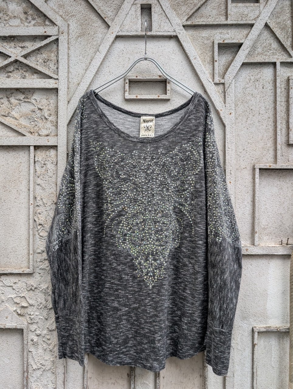 "VOCAL" rhinestone design tops