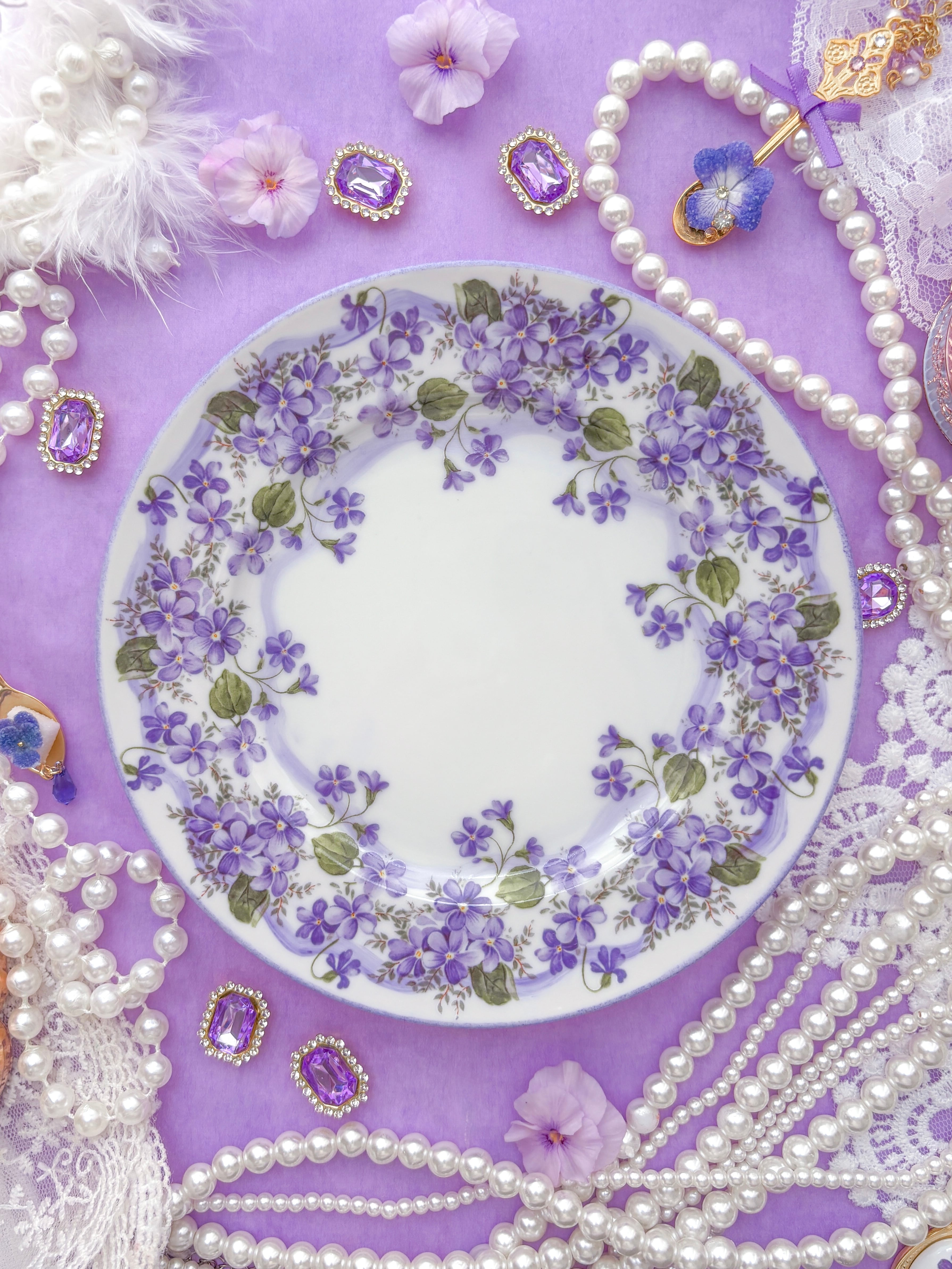 Le Ruban de Violette ～すみれの花冠プレート〜 | Blanche Neige