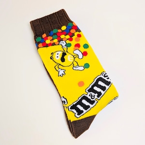【 m&m's  / エムアンドエムズ 】 crew socks / クルーソックス〚アメリカン雑貨 アメトイ〛