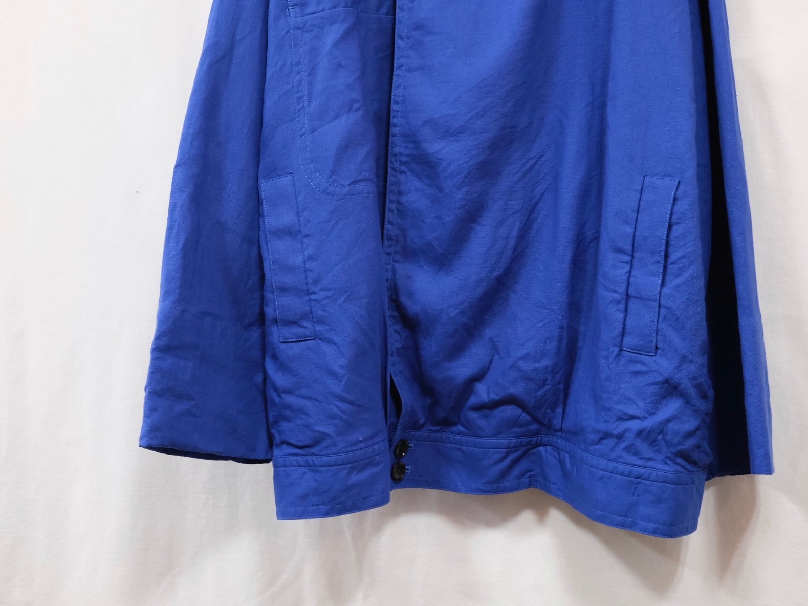HOMELESS TAILOR”SHORT TRENCH BLOUSON DEEP BLUE” | Lapel online store