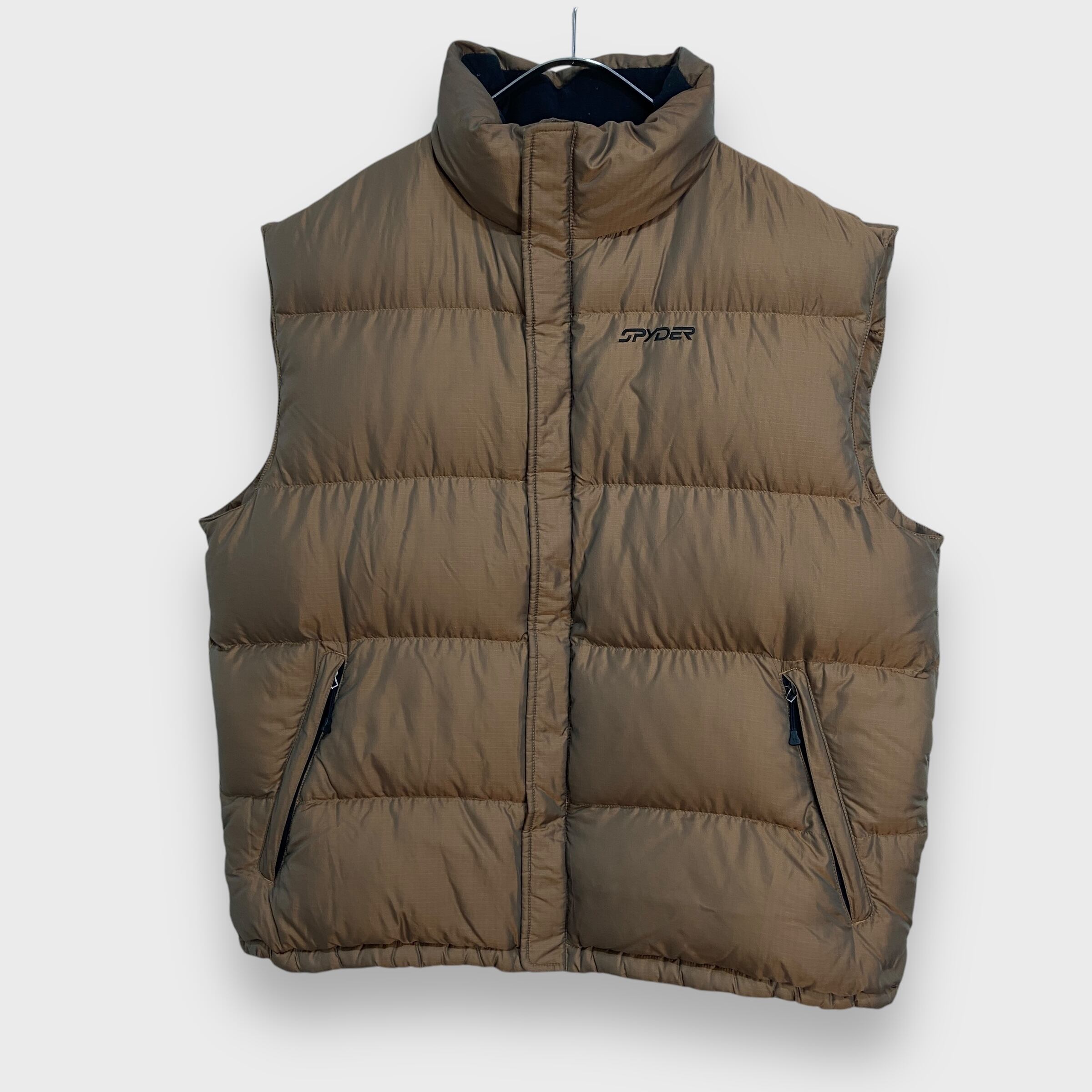SPYDER スパイダー ダウンベスト 700フィルパワー テック ブラウン L