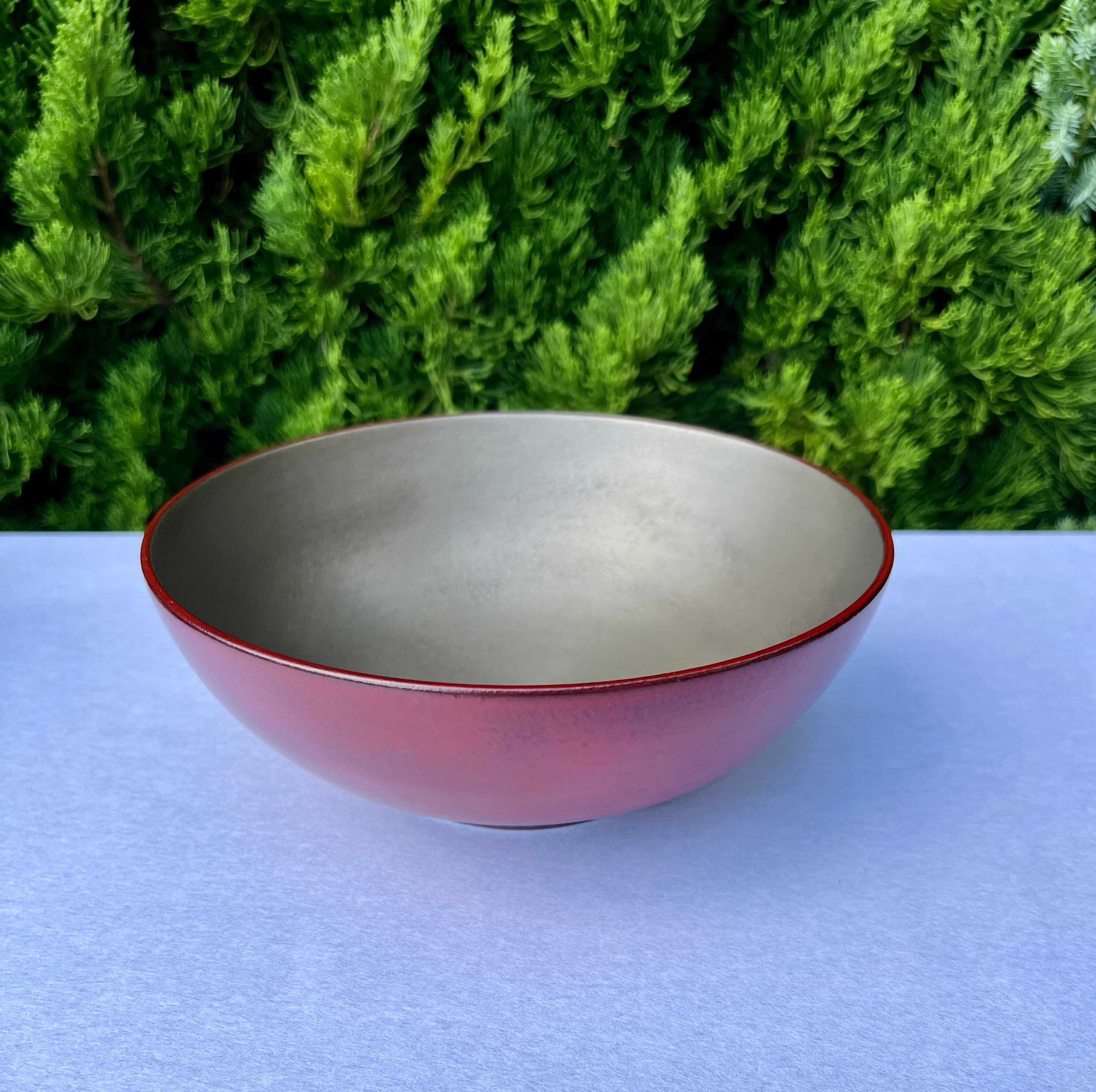 蜂谷隆之 漆 天然木 内錫仕上 朱塗ボウル | ukou collection