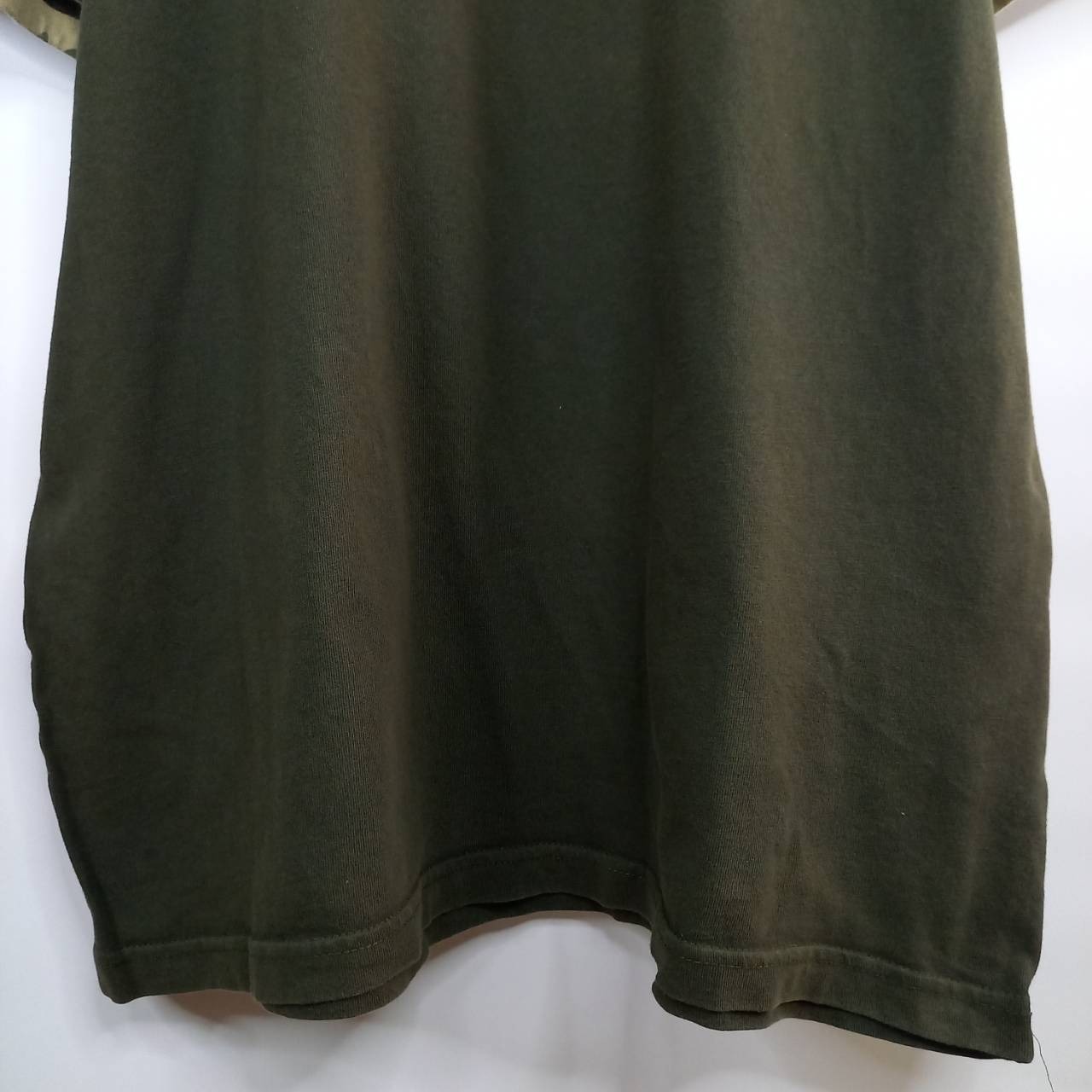 ナイキ　Tシャツ　半袖　ビッグロゴ　プリント　オーバーサイズ　迷彩　カーキ　XL